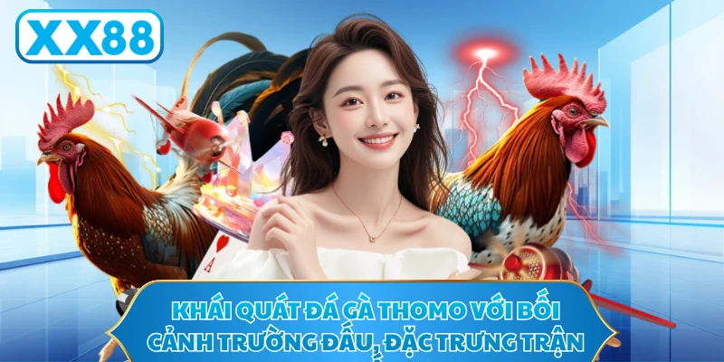 Khái quát Đá Gà Thomo với bối cảnh trường đấu, đặc trưng trận chiến