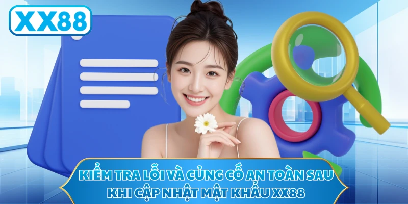 Kiểm tra lỗi và củng cố an toàn sau khi cập nhật mật khẩu XX88