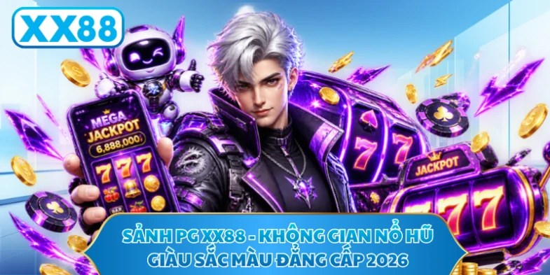 Sảnh PG XX88 - Không Gian Nổ Hũ Giàu Sắc Màu Đẳng Cấp 2026